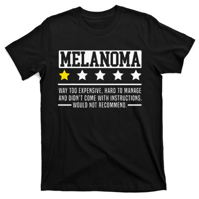 Melanoma Warrior Skin Cancer Melanoma Awareness T-Shirt