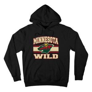 Minnesota Wild Stripe Black Hoodie