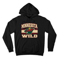 Minnesota Wild Stripe Black Hoodie