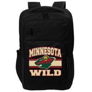 Minnesota Wild Stripe Black Impact Tech Backpack