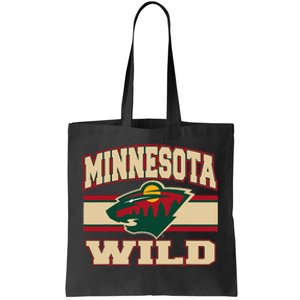 Minnesota Wild Stripe Black Tote Bag