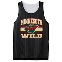 Minnesota Wild Stripe Black Mesh Reversible Basketball Jersey Tank