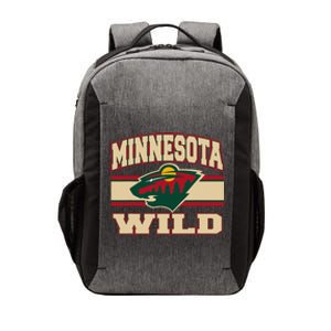 Minnesota Wild Stripe Black Vector Backpack