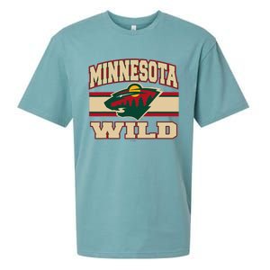 Minnesota Wild Stripe Black Sueded Cloud Jersey T-Shirt