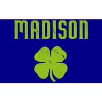 Madison Wi Shamrock Capital City St Patricks Day Pride Graph Cute Gift Bumper Sticker