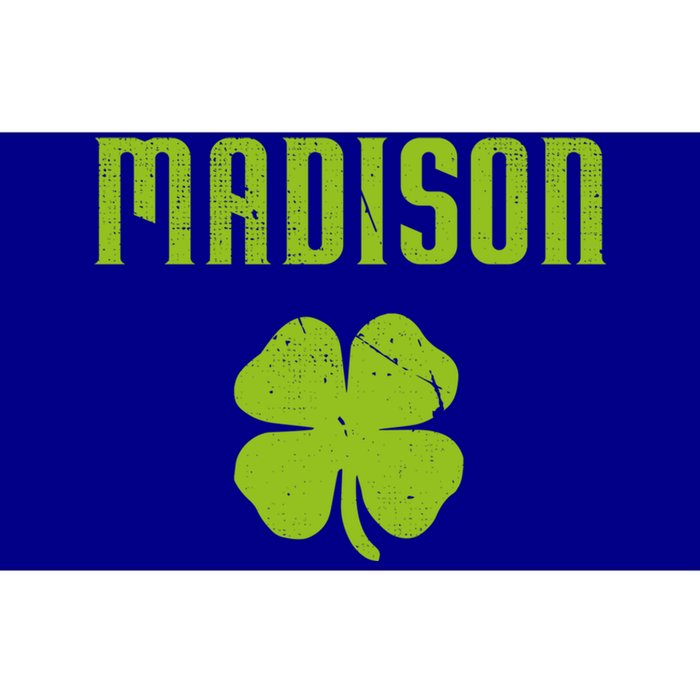 Madison Wi Shamrock Capital City St Patricks Day Pride Graph Cute Gift Bumper Sticker