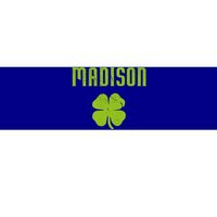 Madison Wi Shamrock Capital City St Patricks Day Pride Graph Cute Gift Bumper Sticker