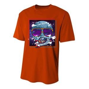 Moon W Sunglasses Astronaut Moon Space Rocket Graphic Gift Performance Sprint T-Shirt