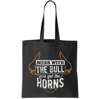 Mess With The Bull You Get The Horns Bullfighter Longhorn Bag