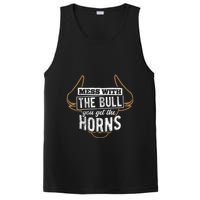 Mess With The Bull You Get The Horns Bullfighter Longhorn PosiCharge Competitor Tank