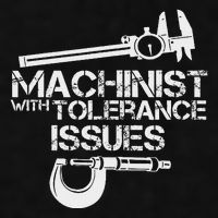 Machinist With Tolerance Issues.Machinis Funny Gift Ladies PosiCharge Tri-Blend Wicking Tank