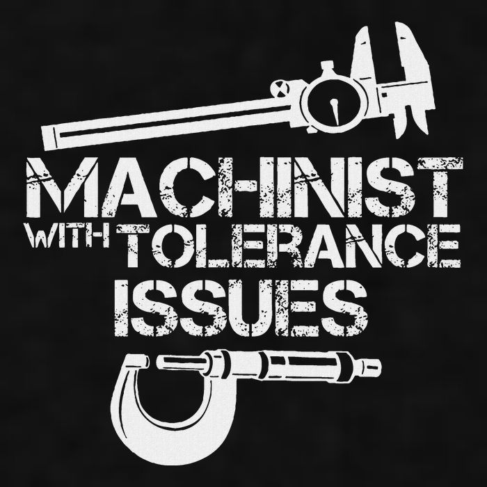 Machinist With Tolerance Issues.Machinis Funny Gift Ladies PosiCharge Tri-Blend Wicking Tank