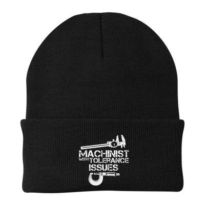 Machinist With Tolerance Issues.Machinis Funny Gift Beanie