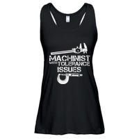 Machinist With Tolerance Issues.Machinis Funny Gift Ladies Essential Flowy Tank