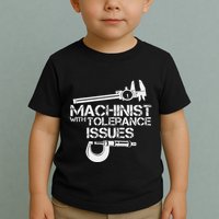 Machinist With Tolerance Issues.Machinis Funny Gift Toddler T-Shirt