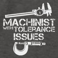Machinist With Tolerance Issues.Machinis Funny Gift Vector Backpack