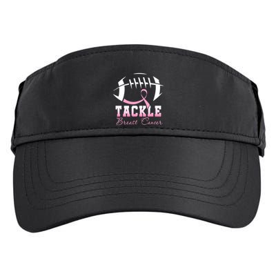 Men Women Tackle Breast Cancer Awareness Football Pink Ribbon Gift Adult Drive Performance Visor