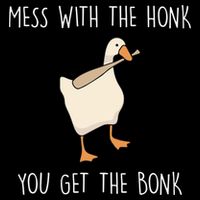 Mess With The Honk You Get The Bonk USA-Made Doggie Bandana