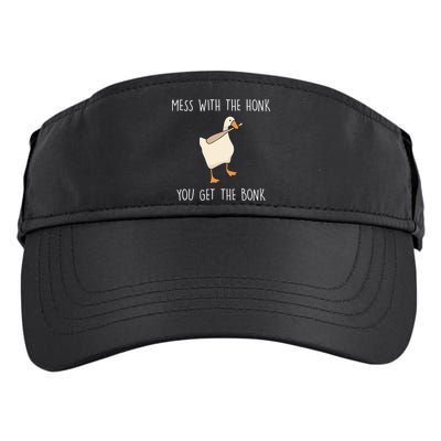 Mess With The Honk You Get The Bonk Adult Drive Performance Visor