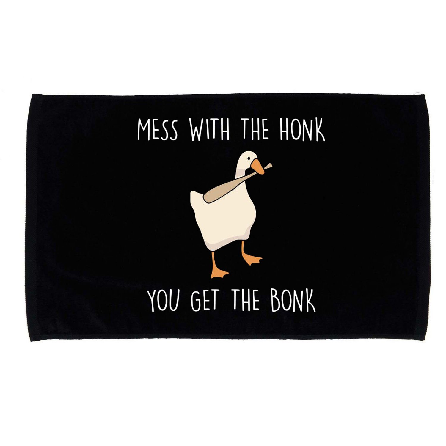 Mess With The Honk You Get The Bonk Microfiber Hand Towel