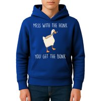 Mess With The Honk You Get The Bonk Kids Hoodie