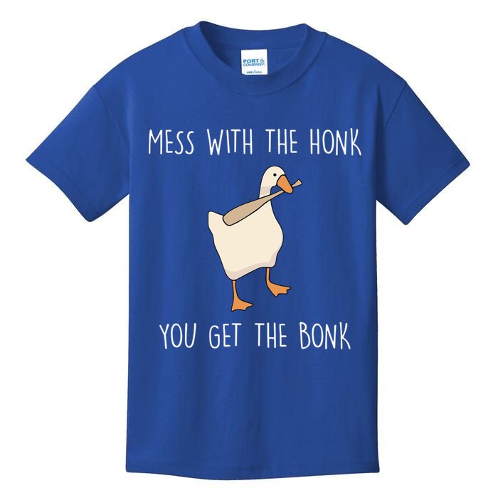 Mess With The Honk You Get The Bonk Kids T-Shirt