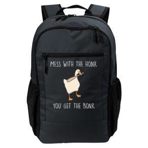 Mess With The Honk You Get The Bonk Daily Commute Backpack