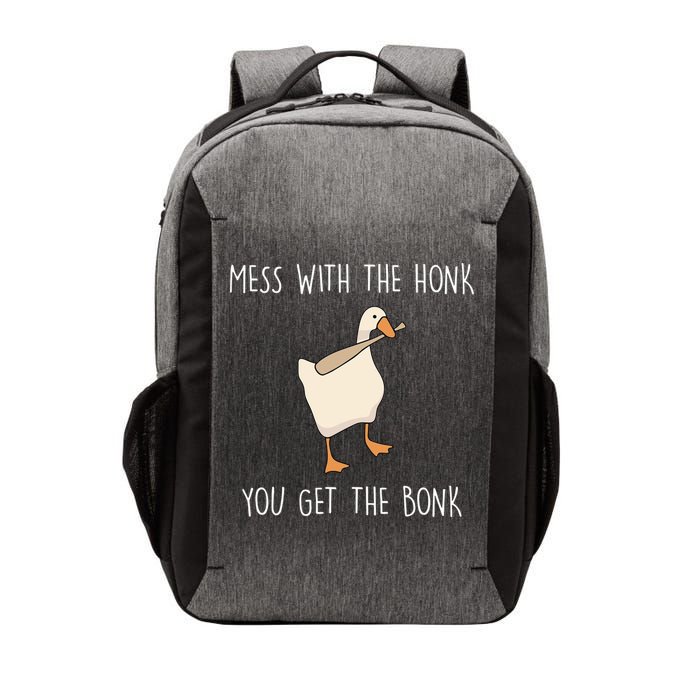 Mess With The Honk You Get The Bonk Vector Backpack
