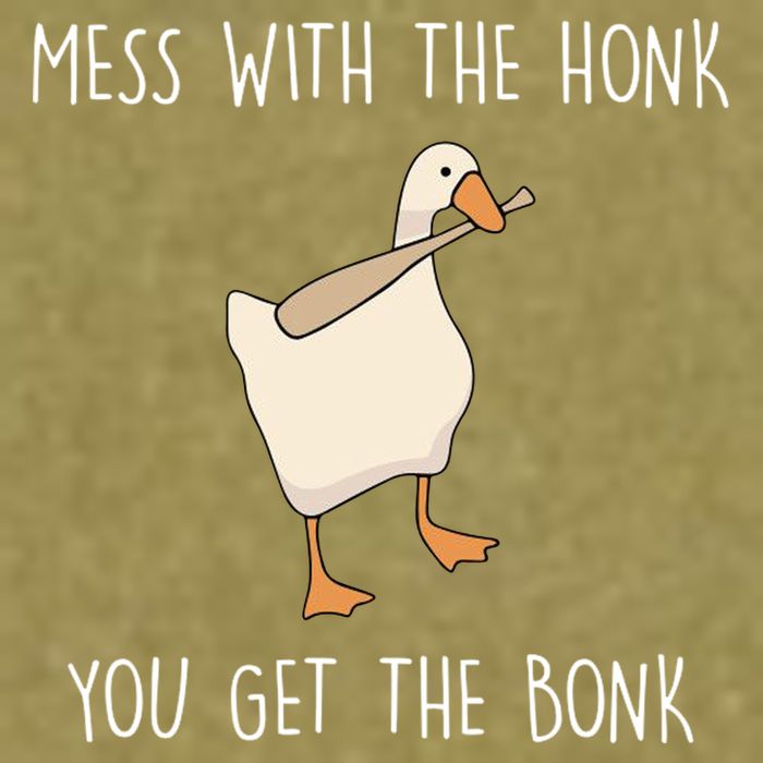 Mess With The Honk You Get The Bonk Garment-Dyed Women's Muscle Tee