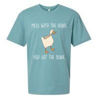 Mess With The Honk You Get The Bonk Sueded Cloud Jersey T-Shirt