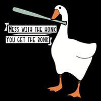 Mess With The Honk You Get The Bonk Goose Zip Tote Bag
