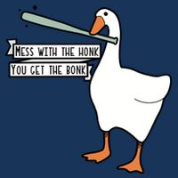 Mess With The Honk You Get The Bonk Goose Infant Baby Jersey Bodysuit