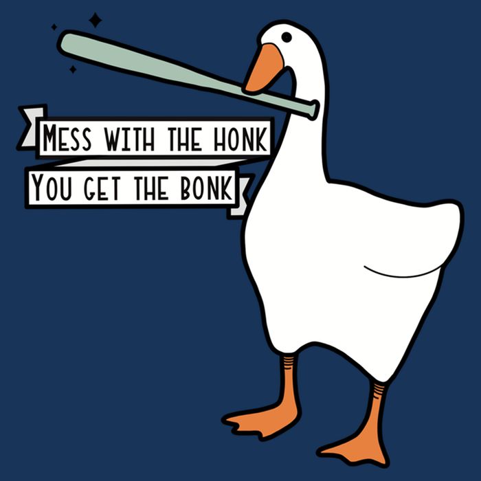 Mess With The Honk You Get The Bonk Goose Infant Baby Jersey Bodysuit