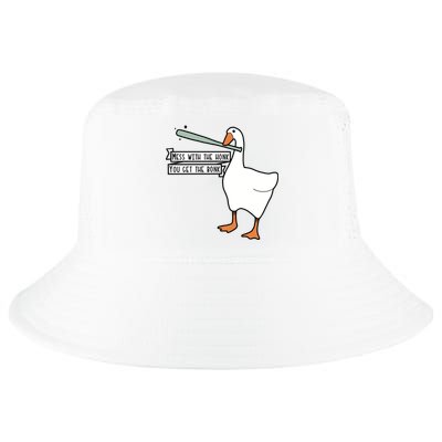 Mess With The Honk You Get The Bonk Goose Cool Comfort Performance Bucket Hat