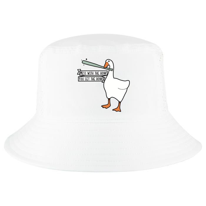 Mess With The Honk You Get The Bonk Goose Cool Comfort Performance Bucket Hat