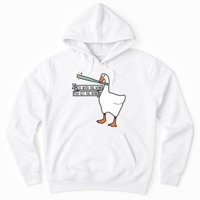 Mess With The Honk You Get The Bonk Goose Hoodie