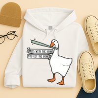 Mess With The Honk You Get The Bonk Goose Hoodie