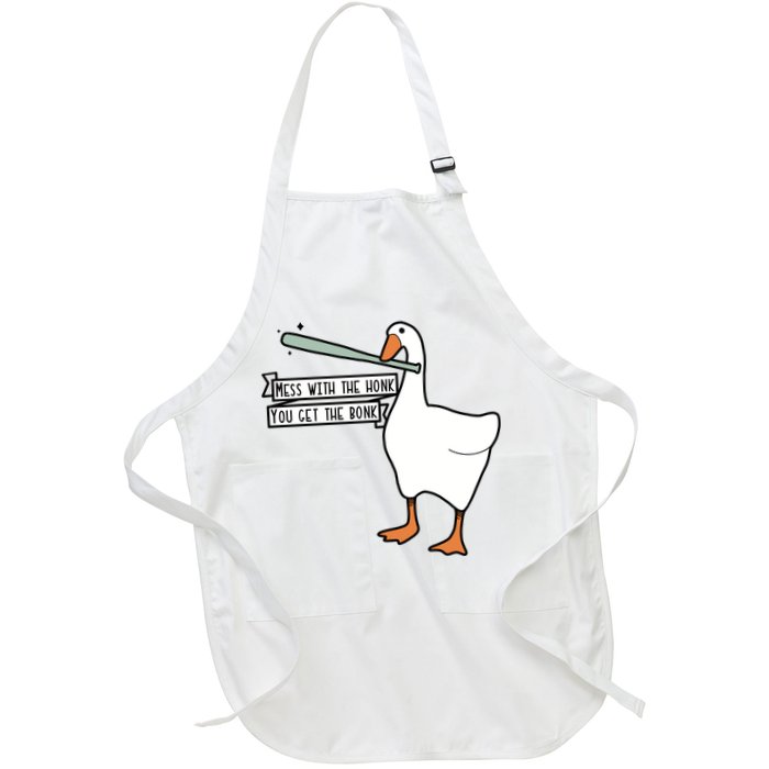 Mess With The Honk You Get The Bonk Goose Apron