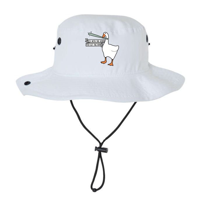 Mess With The Honk You Get The Bonk Goose Bucket Hat