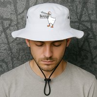 Mess With The Honk You Get The Bonk Goose Bucket Hat