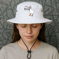 Mess With The Honk You Get The Bonk Goose Bucket Hat