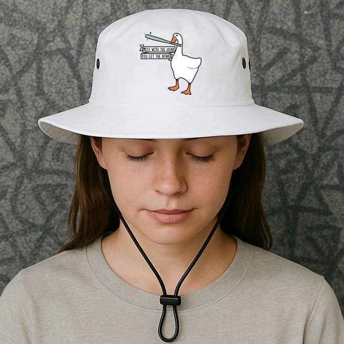 Mess With The Honk You Get The Bonk Goose Bucket Hat