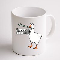 Mess With The Honk You Get The Bonk Goose Mug