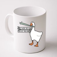 Mess With The Honk You Get The Bonk Goose Mug