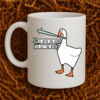 Mess With The Honk You Get The Bonk Goose Mug