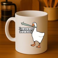 Mess With The Honk You Get The Bonk Goose Mug