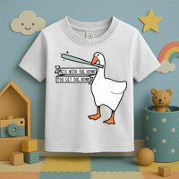 Mess With The Honk You Get The Bonk Goose Toddler T-Shirt