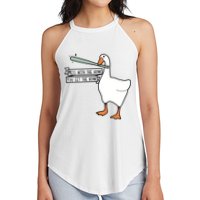 Mess With The Honk You Get The Bonk Goose Women's Perfect Tri Rocker Tank