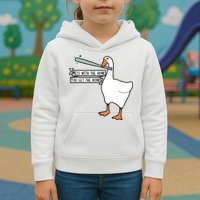Mess With The Honk You Get The Bonk Goose Kids Hoodie