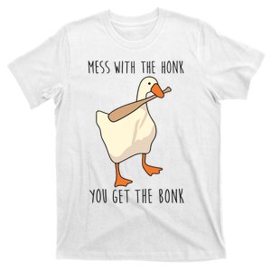 Mess With The Honk You Get The Bonk Goose Game T-Shirt